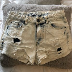 Vanilla Star Cut-off Shorts